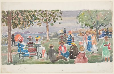 Gloucester Park by Maurice Brazil Prendergast